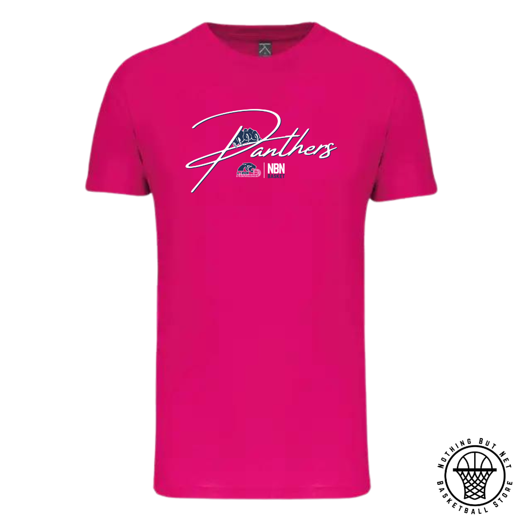 T-Shirt Panthers Script (Rose, S)
