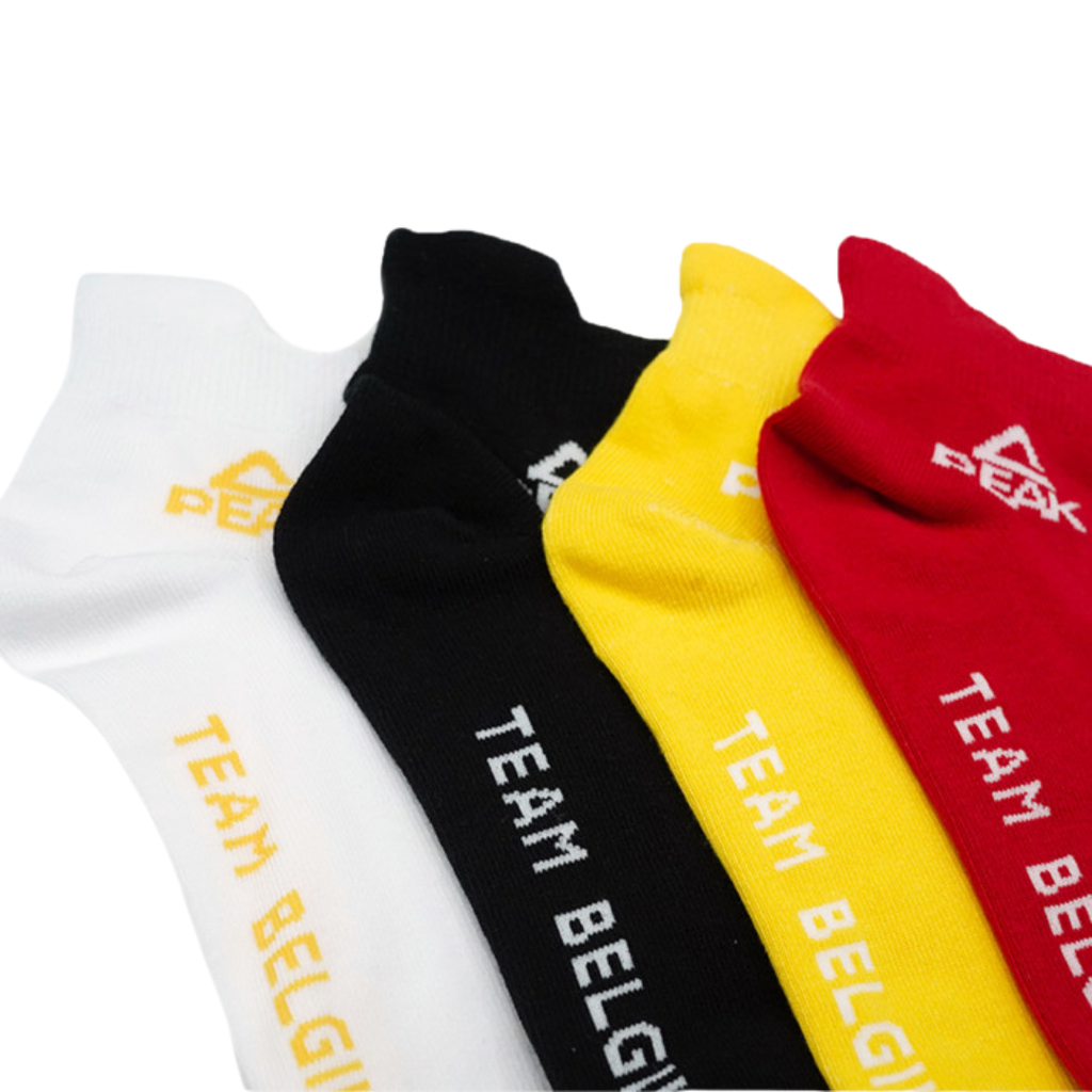 Chaussettes courtes Peak Team Belgium (Pack de 4) (39-42)