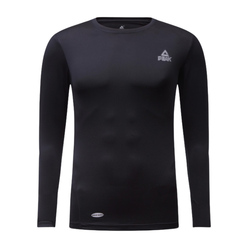 Peak Manches Longues Underwear (Noir, S)