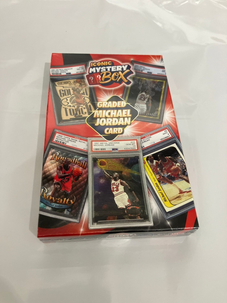 Iconic Michael Jordan Mystery Box 1 Graded Card
