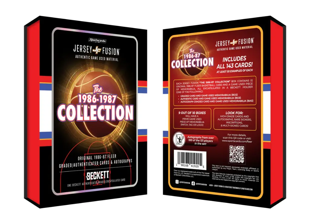 Sportscards Jersey Fusion - The 1986 -1987 Collection