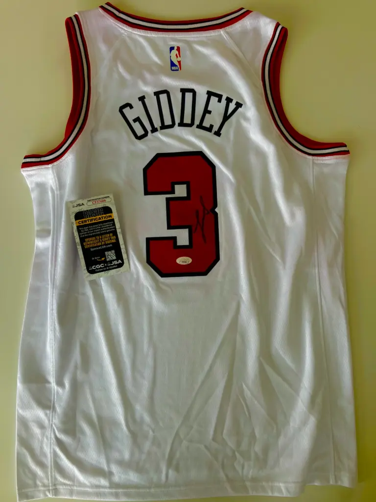 Maillot Nike Bulls Signé Josh Giddey