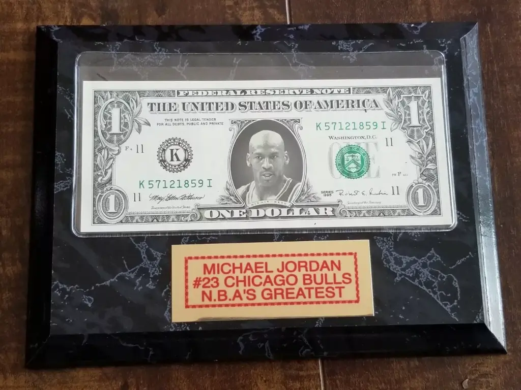 1 dollar Note Michael Jordan 