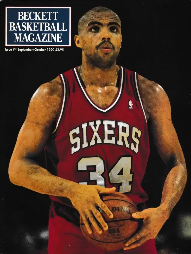 Beckett basketball Magazine Barkley 1990 octobre