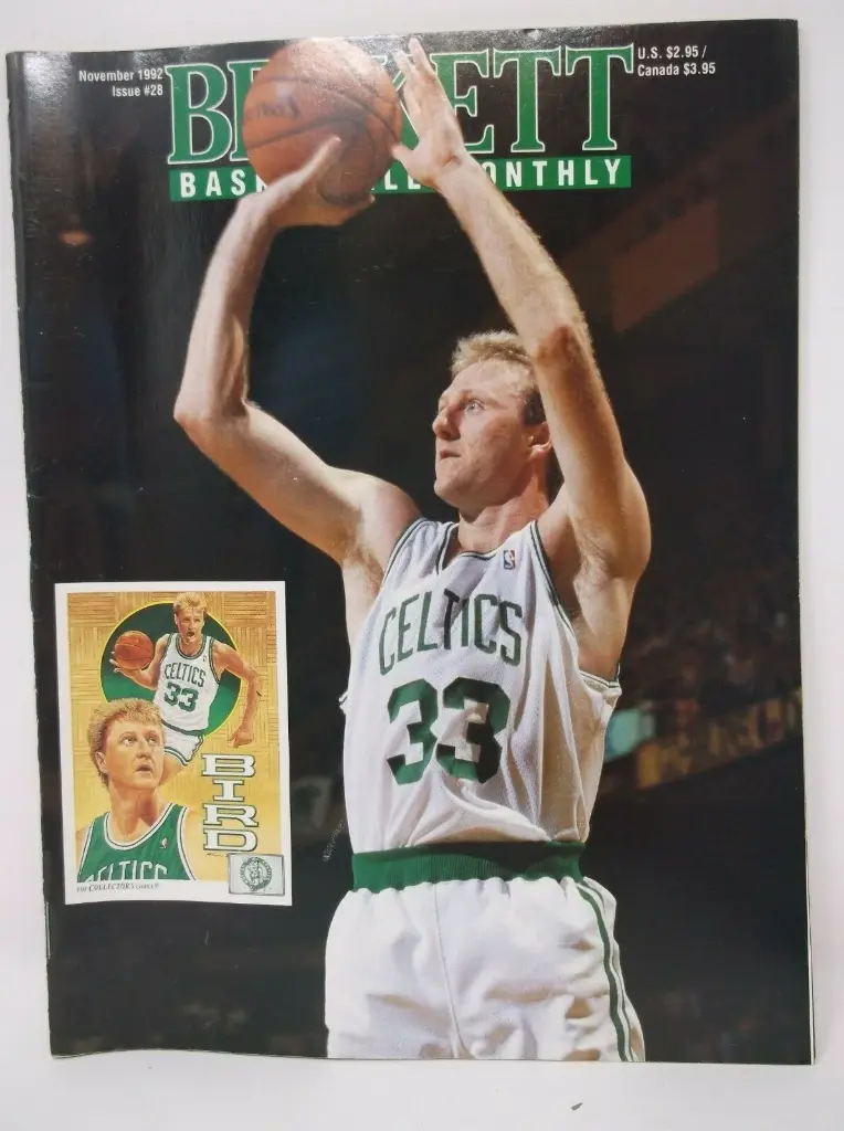 Beckett Basketball monthly Novembre 1992 Larry Bird 