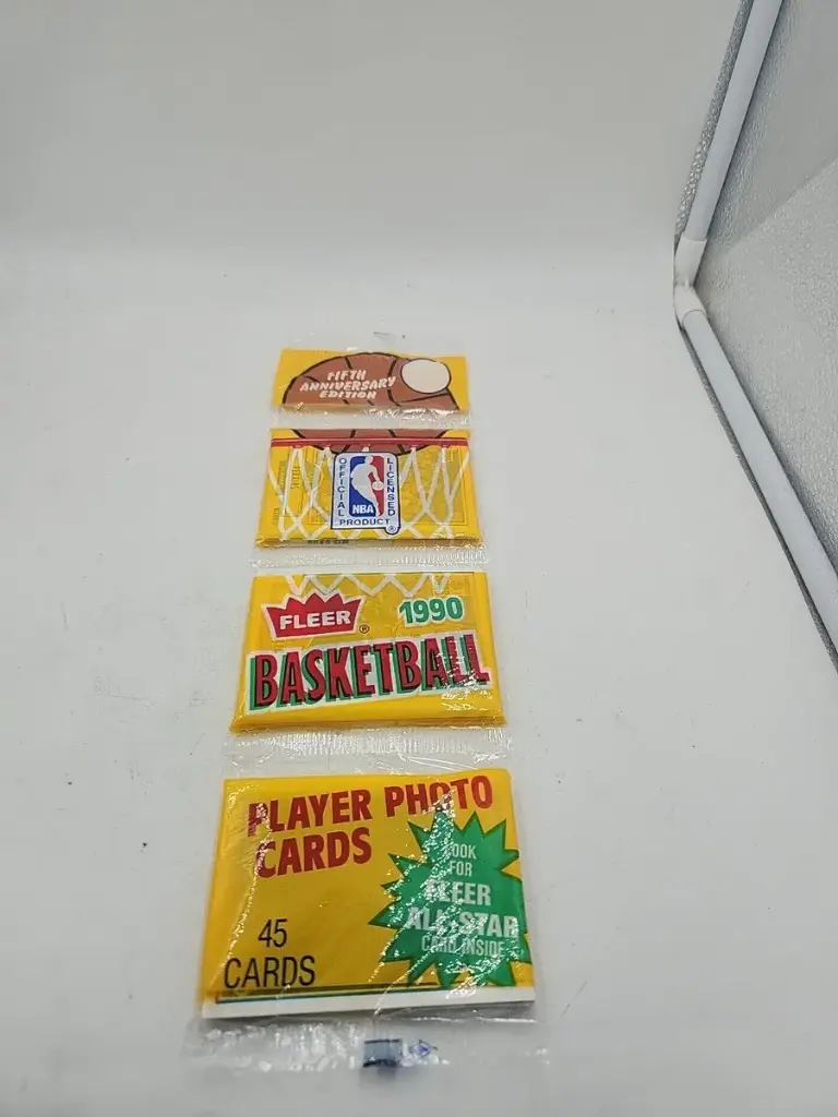 pack fleer basketball 1990 fifth anniversary