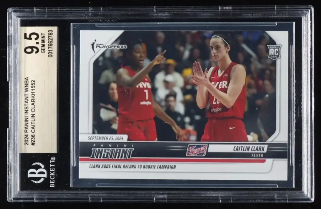 Caitlin clark Instant Beckett 9,5