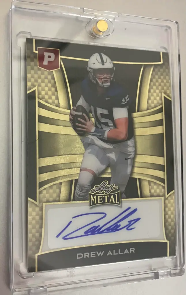 Drew Allar Handsigned 1/1 card Mint 