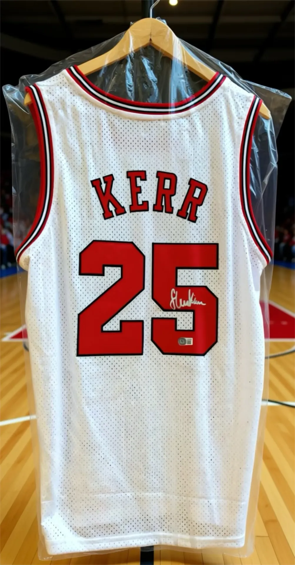 jersey Steve Kerr bulls signé