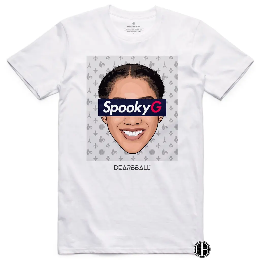 T-Shirt SpookyG Emblemes France Edition (XS, Bleu)