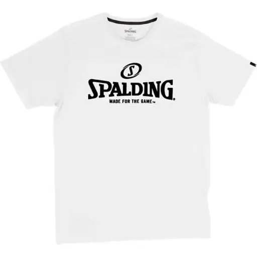 Tee Shirt Essential Logo Spalding White