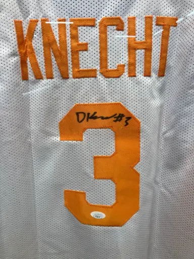 Jersey Replica Dalton Knecht Tennessee Volunters Signé à la main + pastille authentification