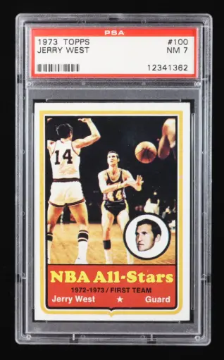 Jerry West 1973 Topps Card collector