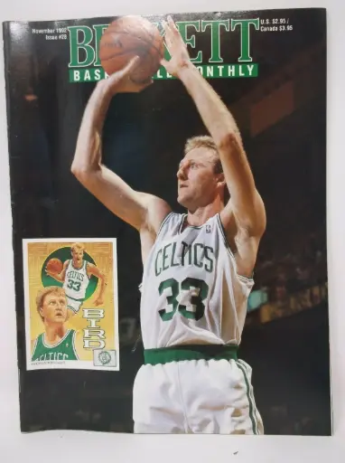 Beckett Basketball monthly Novembre 1992 Larry Bird 