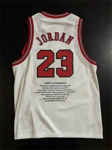 Maillot Nike Jumpman Jordan  Blanc stats Carrière