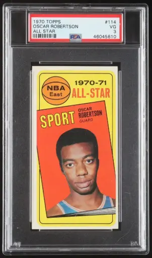 Oscar Robertson 1970 All Star Card PSA
