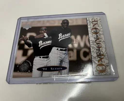 Upper Deck One on One#7 Michael jordan